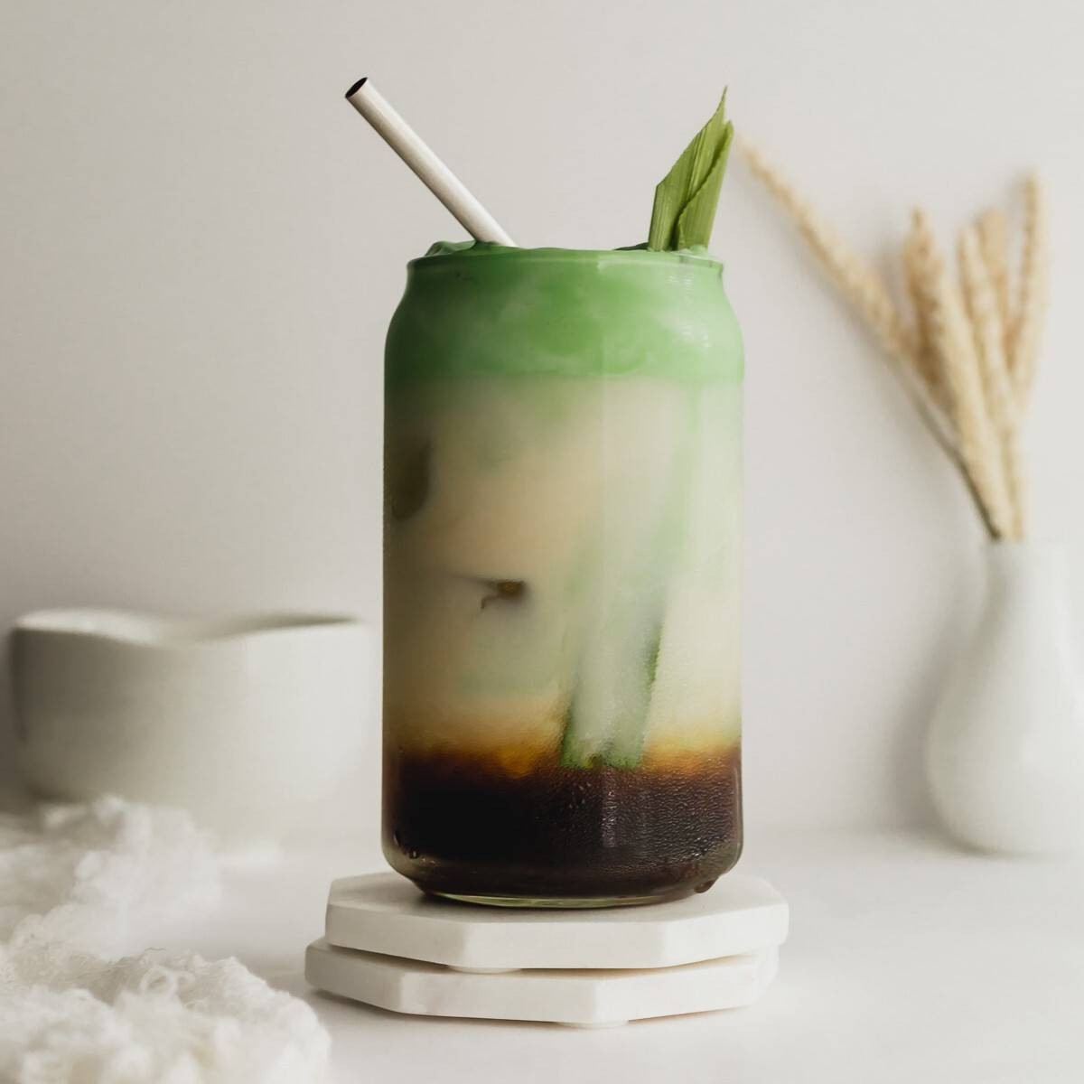 Pandan Coffe Latte